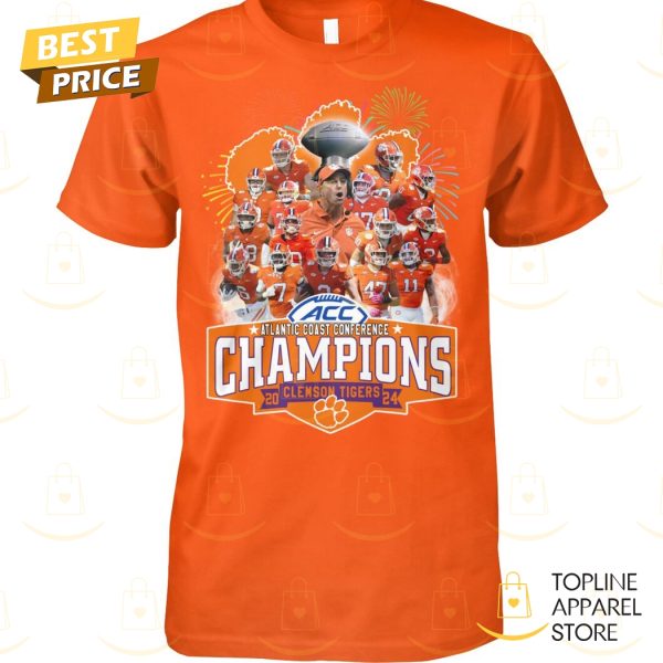 2024 ACC Football Conference Champions Clemson Tigers Football Unisex T-Shirt