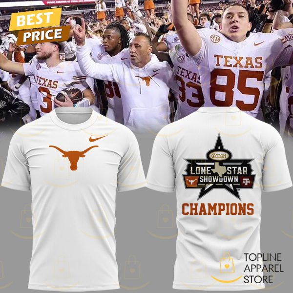 2024 Lone Star Showdown Texas Longhorns 3D T-Shirt