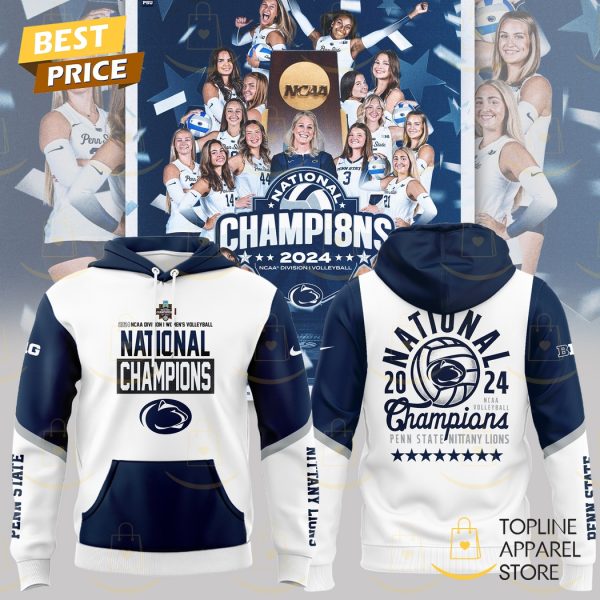 2024 National Champions Penn State Nittany Lions Volleyball Hoodie