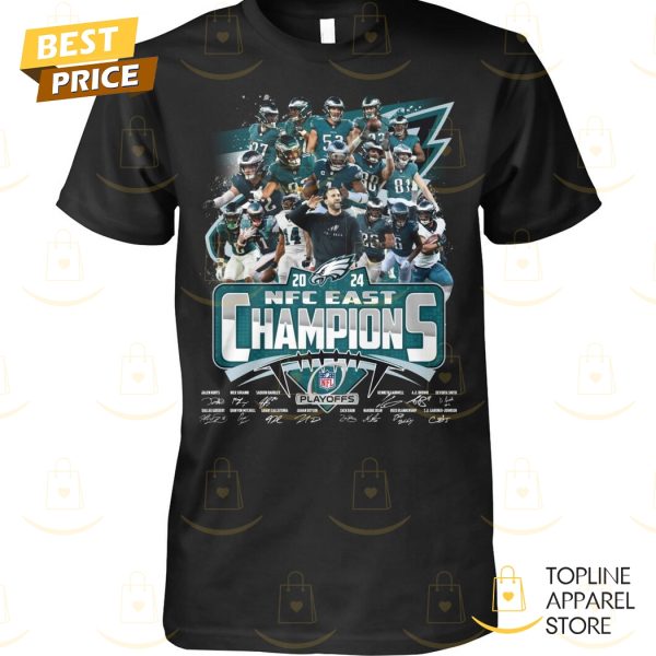 2024 NFC East Division Champions Philadelphia Eagles Signature Unisex T-Shirt