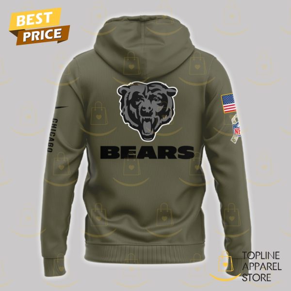 Salute To Service Chicago Bears Design Hoodie