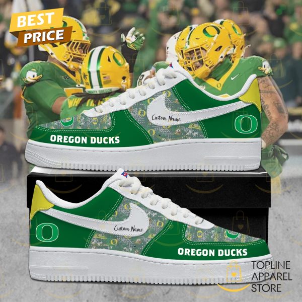 Personalized Oregon Ducks Football Air Force 1