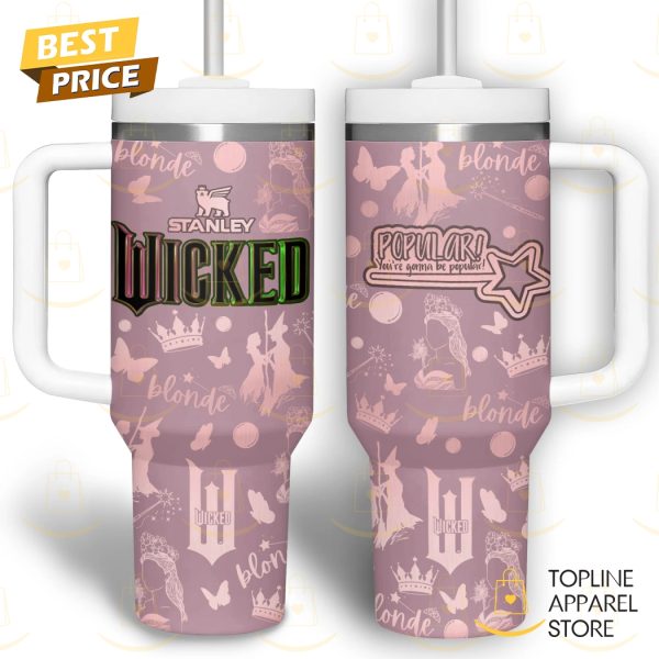 You Are Gonna Be Popular – Wicked Tumbler With Handle And Straw