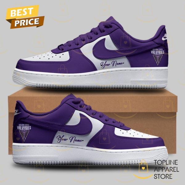 Personalized Love Golden State Purple Air Force 1