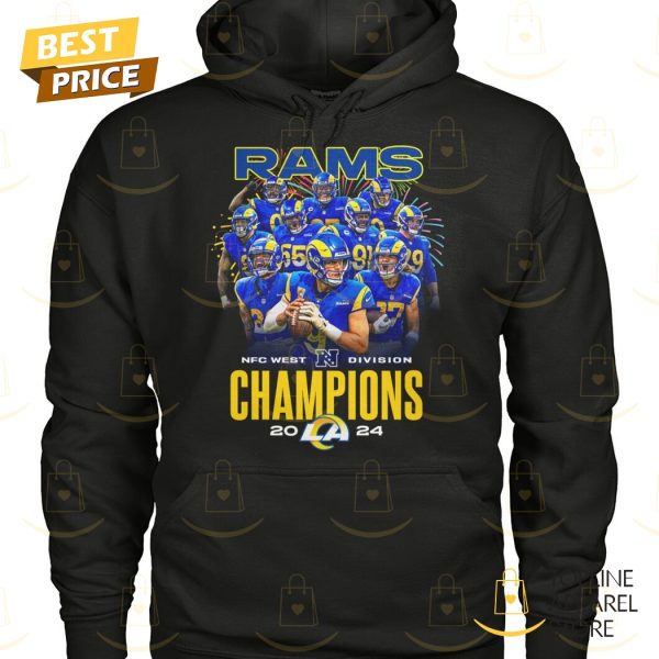 Los Angeles Rams NFC Weat Division Champions 2024 Unisex T-Shirt