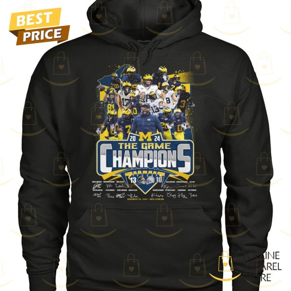 2024 The Game Champions Michigan Wolverines Signature Unisex T-Shirt