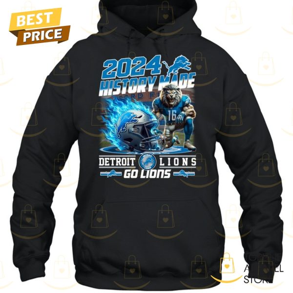 2024 History Made Detroit Lions Go Lions Unisex T-Shirt