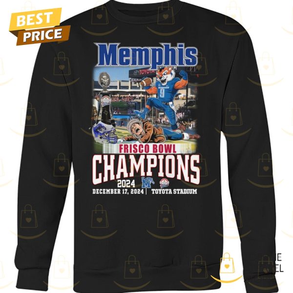 Memphis Tigers Frisco Bowl Champions Unisex T-Shirt