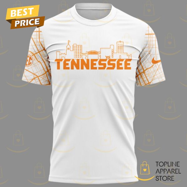 Tennessee Volunteers Football White 3D T-Shirt