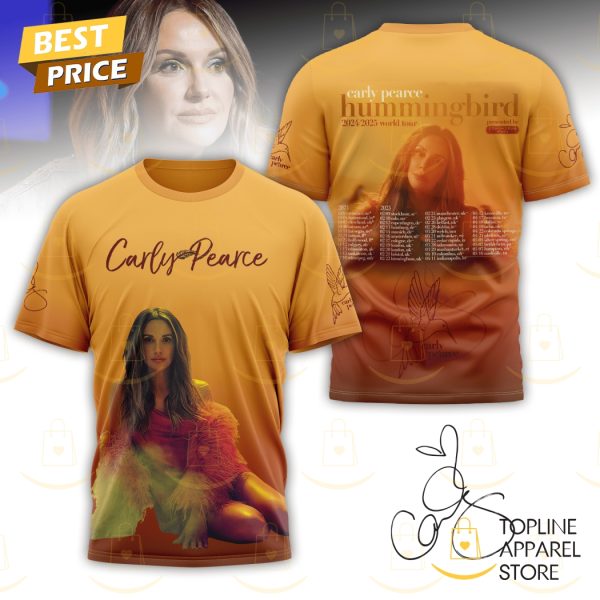 Carly Pearce Hummingbird 2024-2025 World Tour 3D T-Shirt