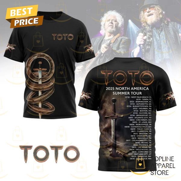 ToTo 2025 North America Summer Tour 3D T-Shirt