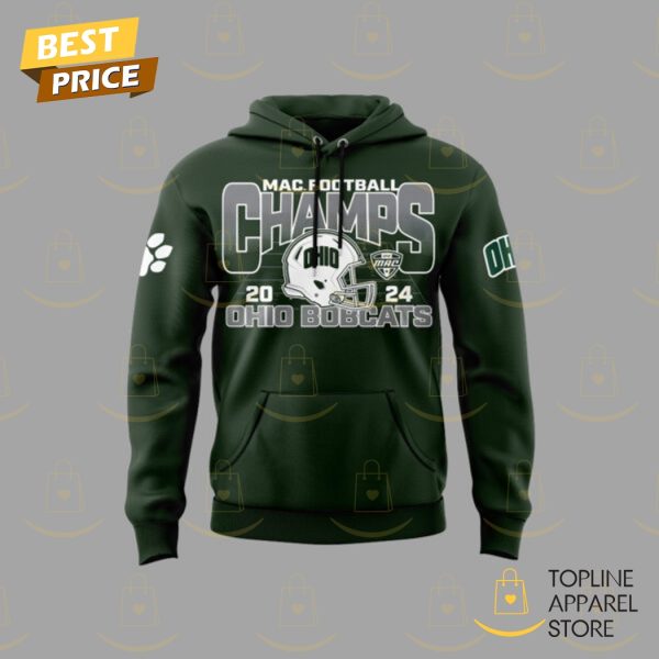 Ohio Bobcats Football MAC Champions 2024 Hoodie