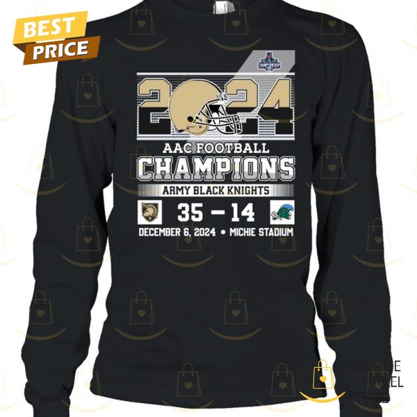 Army Black Knights AAC Football Champions Unisex T-Shirt