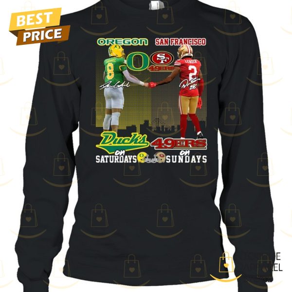 Oregon Ducks x San Francisco 49ers Signature Unisex T-Shirt