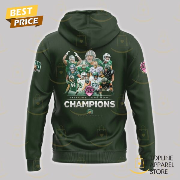 2024 StaffDNA Cure Bowl Champions Ohio Bobcats Hoodie