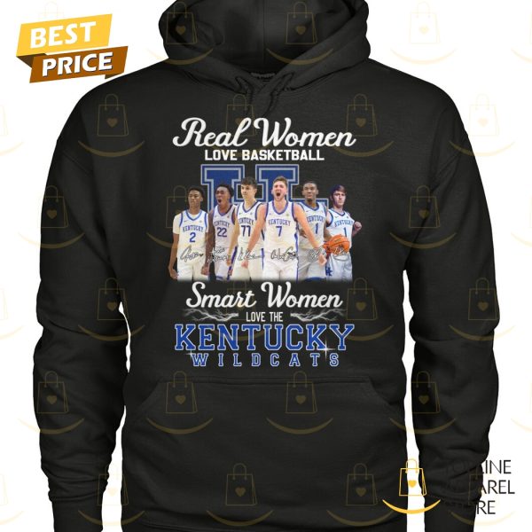 Kentucky Wildcats – Real Women Love Basketball Smart Women Love The Kentucky Wildcats Unisex T-Shirt