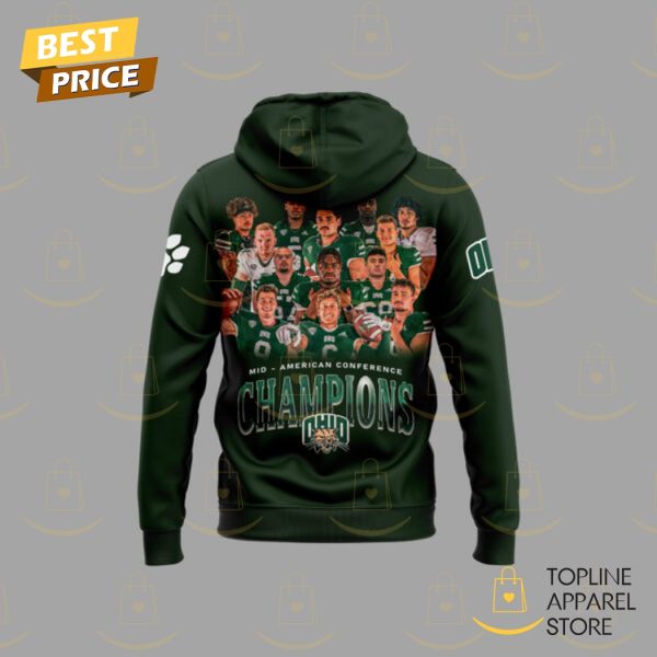 Ohio Bobcats Football MAC Champions 2024 Hoodie