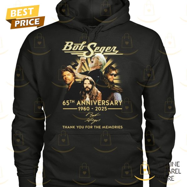 Bob Seger 65th Anniversary 1960-2025 Signature Thank You For The Memories Unisex T-Shirt