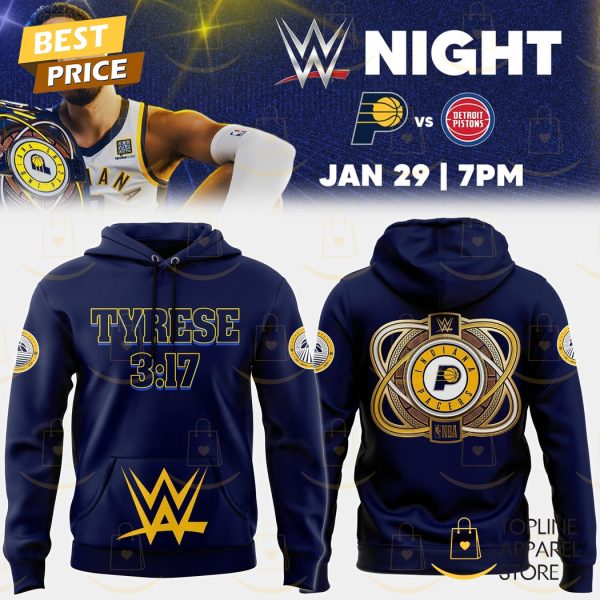 Indiana Pacers x 2025 WWE Night Tyrese Hoodie