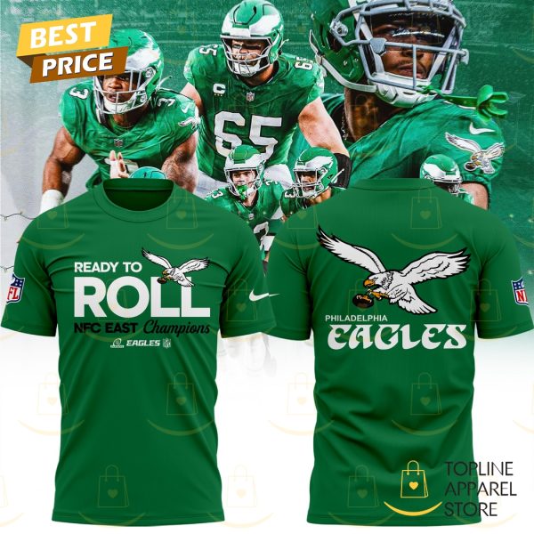 Ready To Roll Philadelphia Eagles NFC East Division Champions 3D T-Shirt