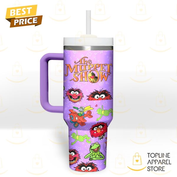 The Muppets Show – Animal Live And Unleashed Tumbler With Handle And Straw