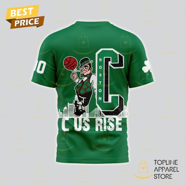 Personalized Boston Celtics Cus Rise 3D T-Shirt