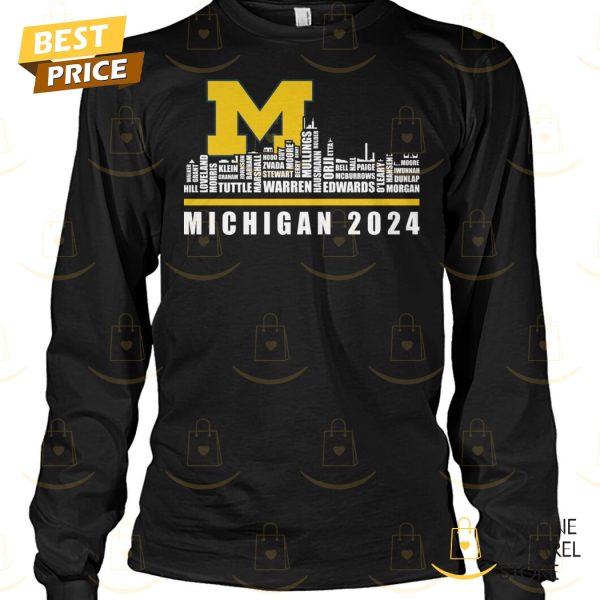 Michigan Wolverines Football City 2024 Unisex T-Shirt