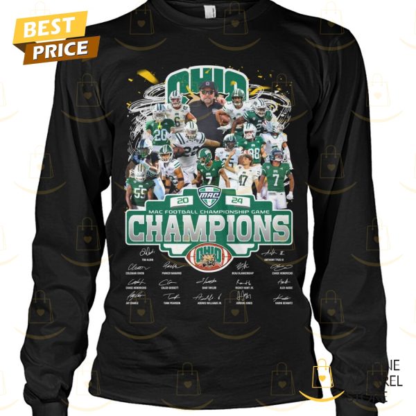 2024 Mac Champions Ohio Bobcats Signature Unisex T-Shirt