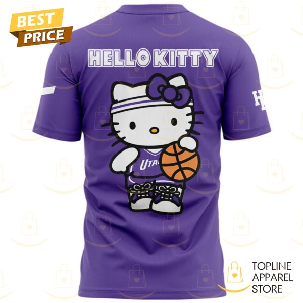 Utah Jazz Basketball x Hello Kitty Night 3D T-Shirt