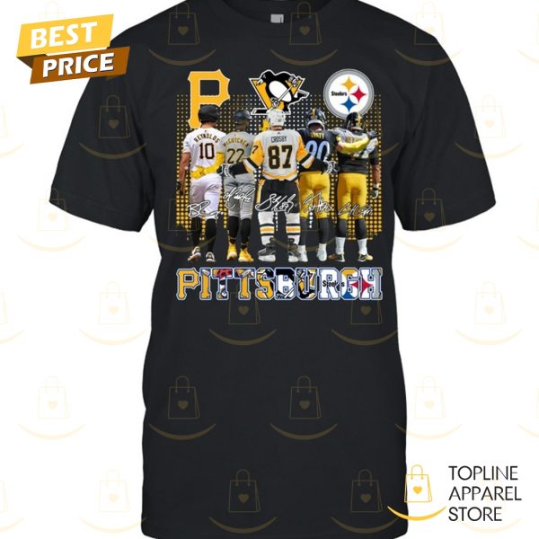 Pittsburgh Pirates x Pittsburgh Penguins x Pittsburgh Steelers Signature Unisex T-Shirt