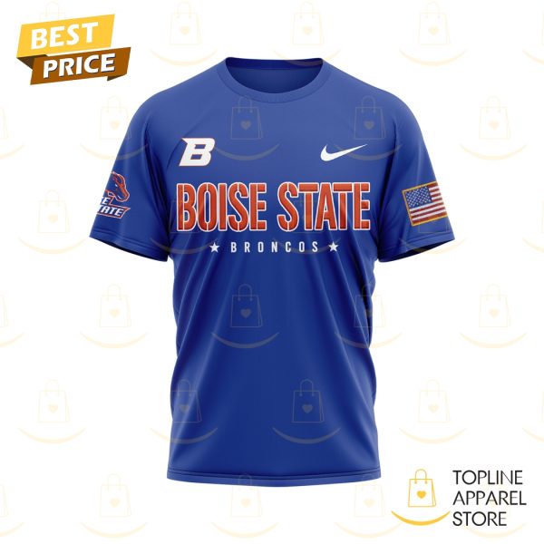 Boise State Broncos Bleed Blue 3D T-Shirt