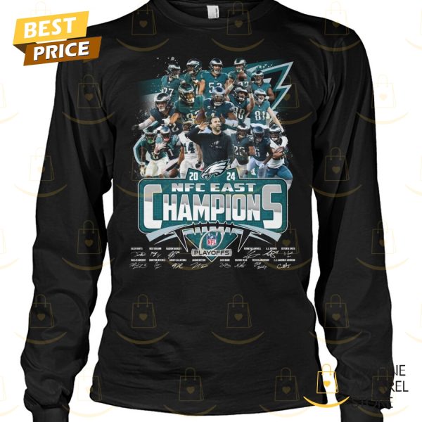 2024 NFC East Division Champions Philadelphia Eagles Signature Unisex T-Shirt