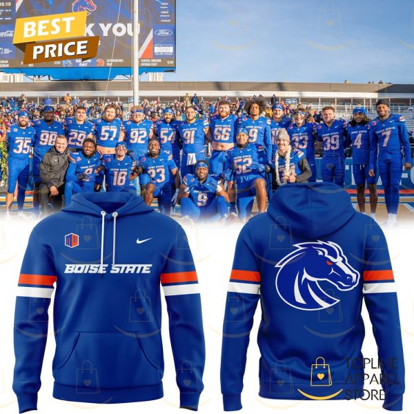 Boise State Broncos Football Team Hoodie – Blue