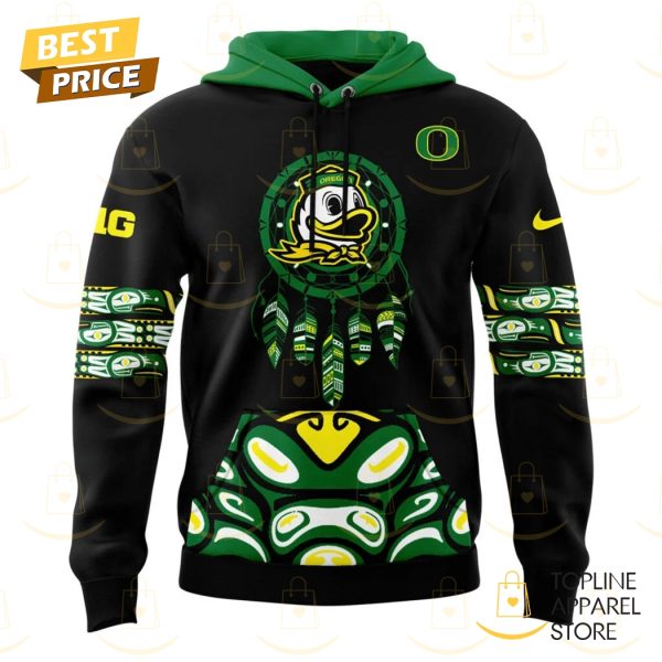 Oregon Ducks Football 2024 Native American Heritage Month Hoodie