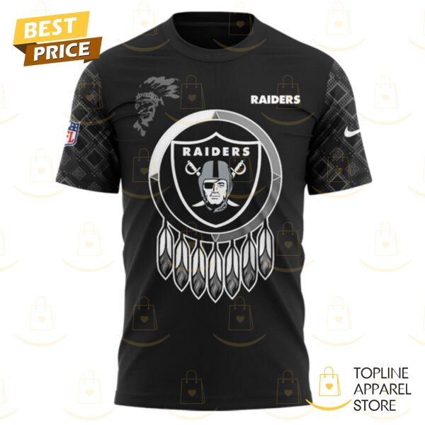 Las Vegas Raiders 2024 Native American Heritage Month 3D T-Shirt