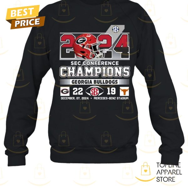 2024 SEC Conference Champions Georgia Bulldogs Unisex T-Shirt