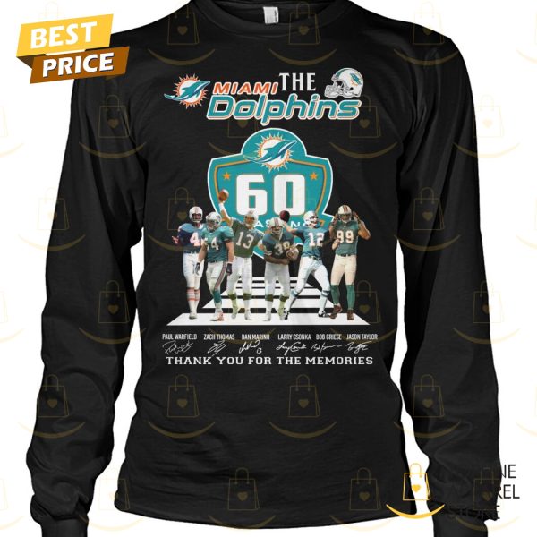 The Miami Dolphins Signature Thank You For The Memories Unisex T-Shirt