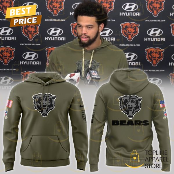 Salute To Service Chicago Bears Design Hoodie