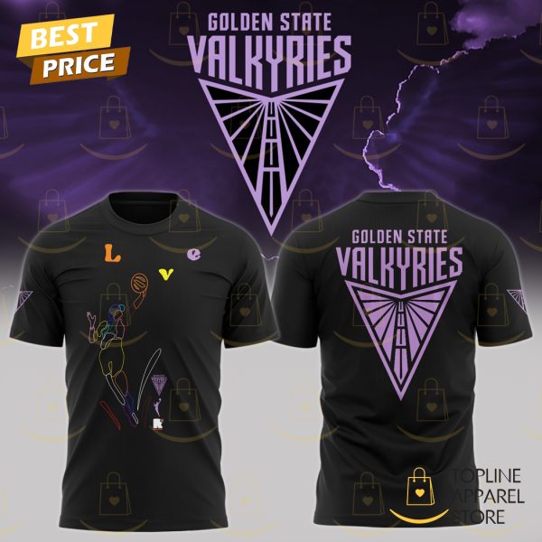 Love Golden State Valkyries Basketball 3D T-Shirt