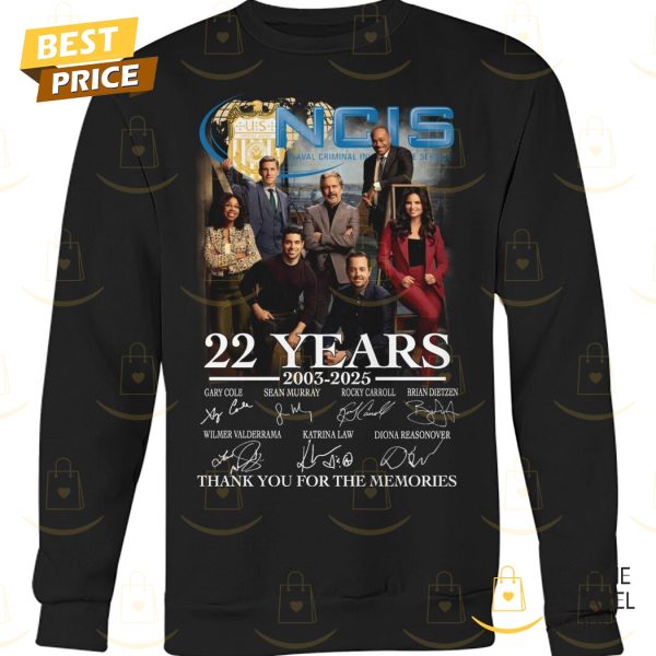 NICS 22 Years 2003-2025 Signature Thank You For The Memories Unisex T-Shirt