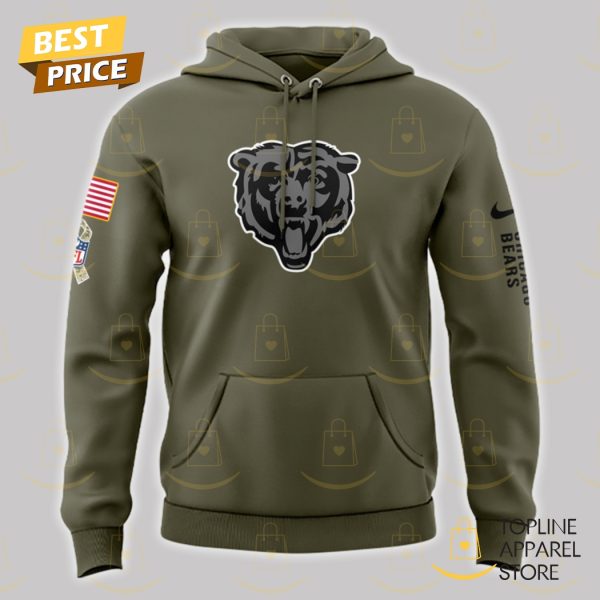 Salute To Service Chicago Bears Design Hoodie