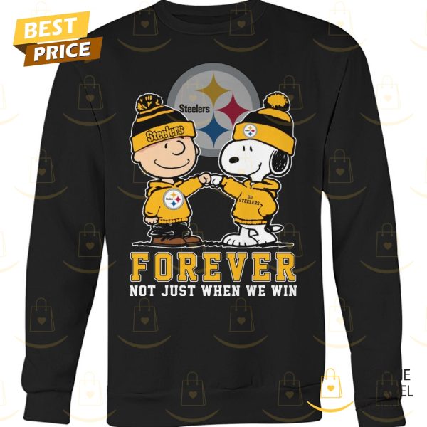 Pittsburgh Steelers x Snoopy Forever Not Just When We Win Unisex T-Shirt