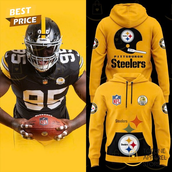 Pittsburgh Steelers Throwback 50th Anniversary Super Bowl Hoodie – Gold