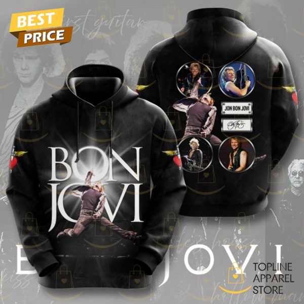 Bon Jovi My First Guitar Siganture Design Hoodie