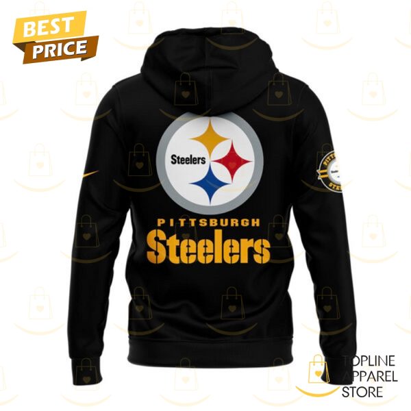 Pittsburgh Steelers Throwback 50th Anniversary Super Bowl Design Hoodie – Black