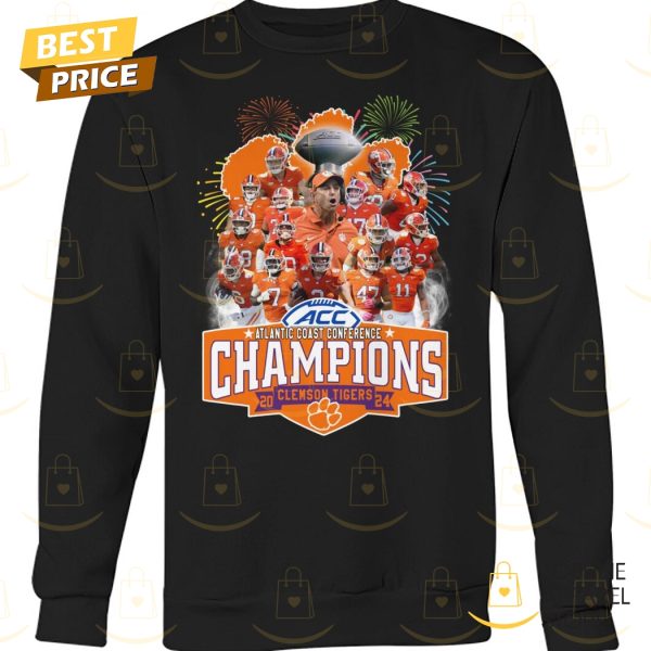 2024 ACC Football Conference Champions Clemson Tigers Football Unisex T-Shirt