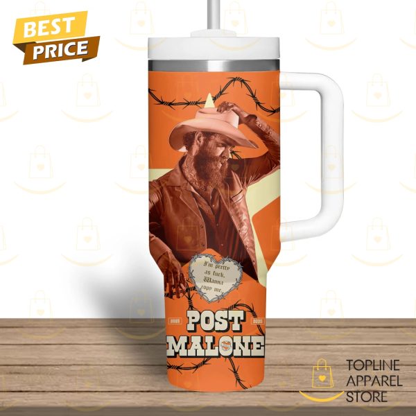 Post Malone The Big Ass Stadium Tour Tumbler With Handle And Straw