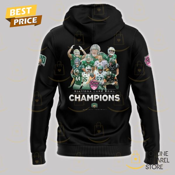 2024 Cure Bowl Champions Ohio Bobcats Hoodie – Black