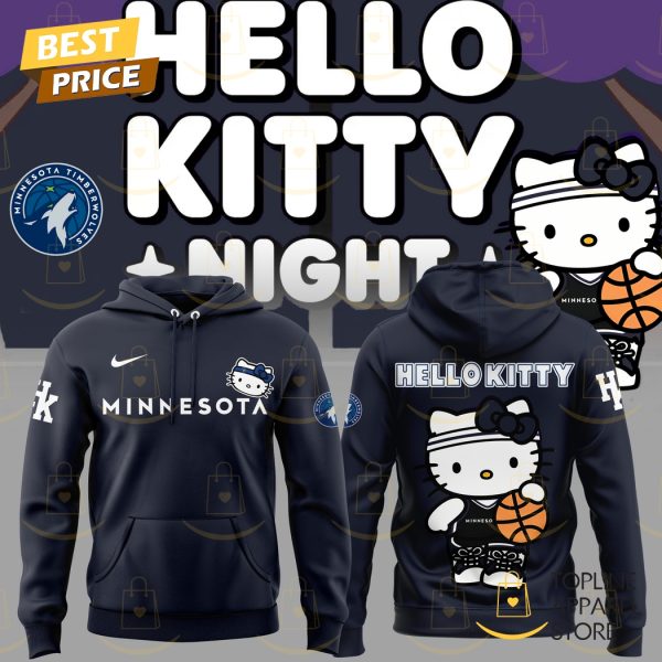 Minnesota Timberwolves x Hello Kitty Design Hoodie