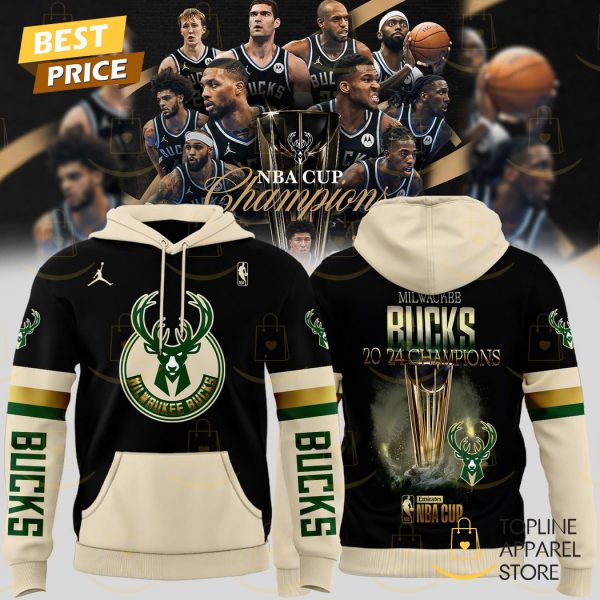 Milwaukee Bucks NBA Emirates CUP Champions Hoodie